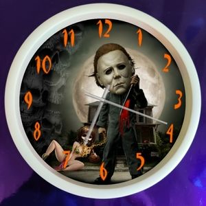 Micheal Myers n Annabelle doll clock